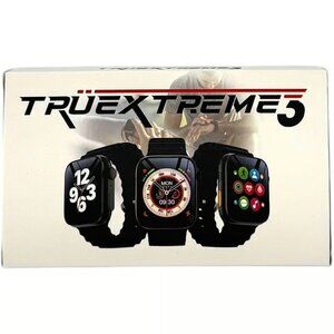 TRUEXTREME 3 Smart Watch Bluetooth Fitness Tracker Heart Sleep Monitor iOS USB